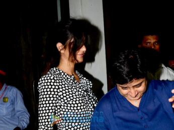 Katrina Kaif, Alvira Khan Agnihotri and Atul Agnihotri snapped post their dinner at the 'Bastian'