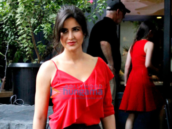 Katrina Kaif snapped dining out with her family in Mumbai