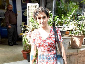 Kiara Advani and Sanya Malhotra snapped post lunch at The Kitchen Garden