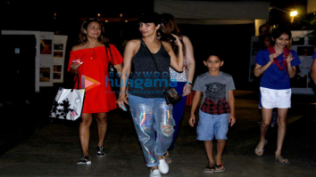 Malaika Arora and Amrita Arora snapped with kids in Bandra