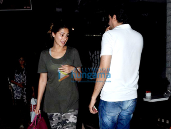 Nargis Fakhri snapped post her meeting in Juhu