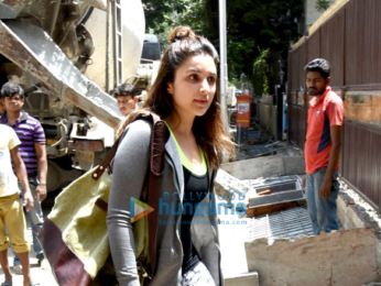 Parineeti Chopra snapped post Yoga session in Bandra