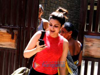 Parineeti Chopra snapped post yoga session in Bandra