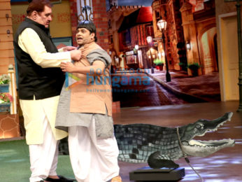 Prem Chopra, Raza Murad and Ranjeet snapped on sets of The Kapil Sharma Show