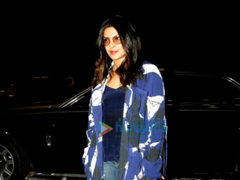 Priyanka Chopra snapped leaving for USA