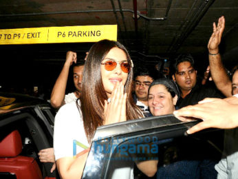 Priyanka Chopra snapped returning from the USA