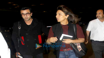 Ranbir Kapoor leaves for London with his mother Neetu Kapoor