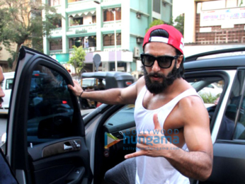 Ranveer Singh snapped post his gym session in Bandra