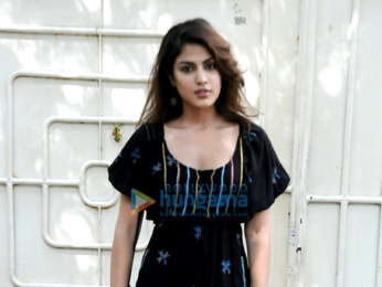 Rhea Chakraborty snapped post dubbing for 'Half Girlfriend'