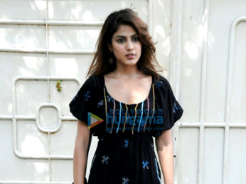 Rhea Chakraborty snapped post dubbing for 'Half Girlfriend'