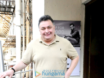 Rishi Kapoor snapped post a movie screening at PVR Juhu
