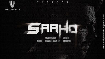 First Look Of The Movie Saaho