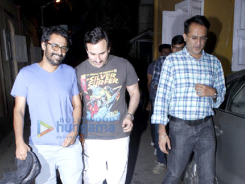 Saif Ali Khan snapped post meeting in Bandra