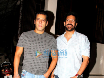 Salman Khan snapped with Kabir Khan post Tubelight dubbing in Bandra