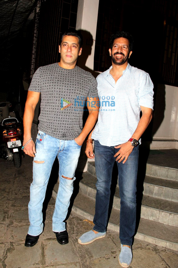 salman khan snapped with kabir khan post tubelight dubbing in bandra 6
