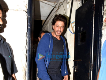 Shah Rukh Khan & Anand L Rai snapped post dinner at Olive