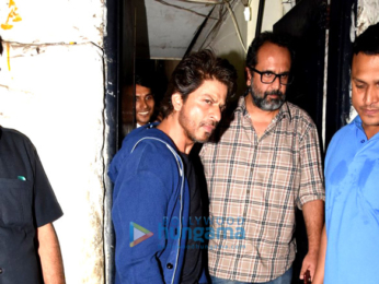 Shah Rukh Khan & Anand L Rai snapped post dinner at Olive