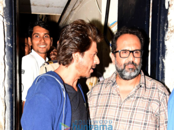 Shah Rukh Khan & Anand L Rai snapped post dinner at Olive