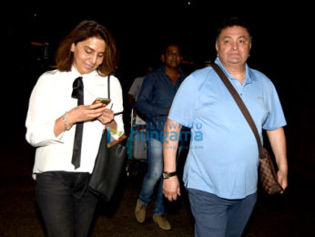 Shahid Kapoor, Mira Rajput, Rishi Kapoor, Neetu Singh snapped at the airpor