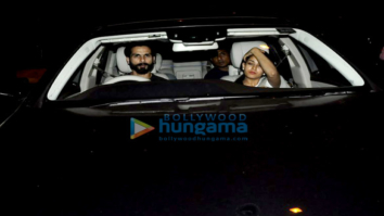 Shahid Kapoor & Mira Rajput snapped heading for a drive in their new Mercedes S Class
