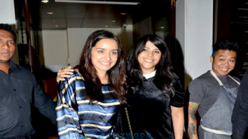 Shraddha Kapoor and Ekta Kapoor snapped post dinner at Bastian in Bandra