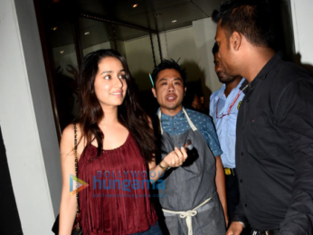 Shraddha Kapoor snapped post her dinner at 'Bastian'