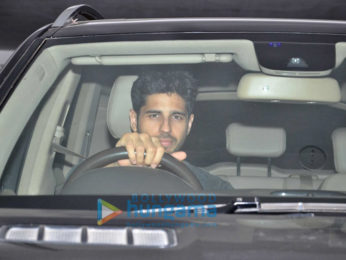 Sidharth Malhotra and other celebs visit Karan Johar's house