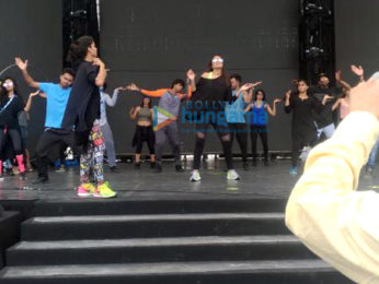 Sonakshi Sinha rehearsing for 'Dabangg Tour Hungama' in Hong Kong