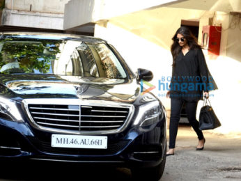 Sonam Kapoor snapped post a meeting in Bandra