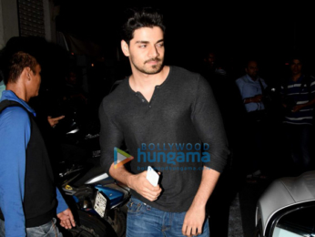 Sooraj Pancholi snapped post his dinner with friends