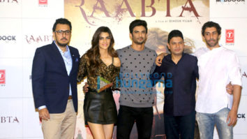 Sushant Singh Rajput & Kriti Sanon grace the trailer launch of ‘Raabta’