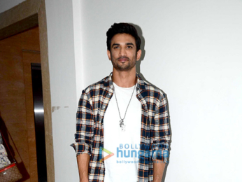 Sushant and Kriti snapped at Raabta's promotions