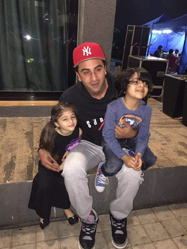 These kids are playing Sanjay Dutt aka Ranbir Kapoor and Dia Mirza’s kids onscreen and it is cute-1