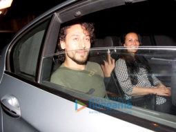 Tiger Shroff, Jackie Shroff & family snapped post dinner in Bandra