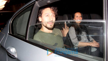 Tiger Shroff, Jackie Shroff & family snapped post dinner in Bandra