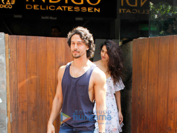 Tiger Shroff & Disha Patani snapped at Indigo