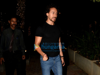 Tiger Shroff and Disha Patani snapped post their dinner at 'Yautcha', Bandra