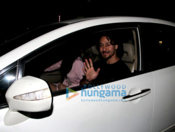 Tiger Shroff and Disha Patani snapped post their dinner at 'Yautcha', Bandra