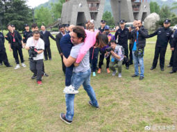 Watch: Aamir Khan wrestles with several women during his China visit