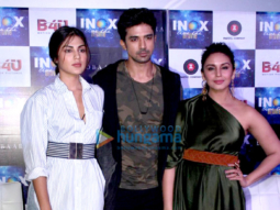 Huma Qureshi, Saqib Saleem and Rhea Chakraborty launch a song from the film Dobaara