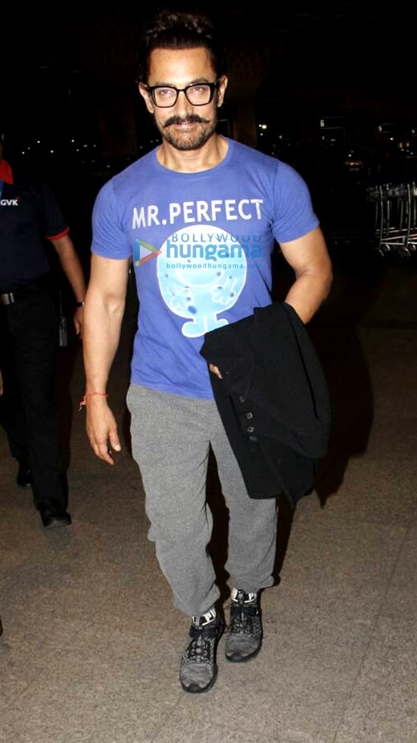 Aamir Khan, Shahid Kapoor, Shraddha Kapoor and Fatima Sana Shaikh snapped at the airport