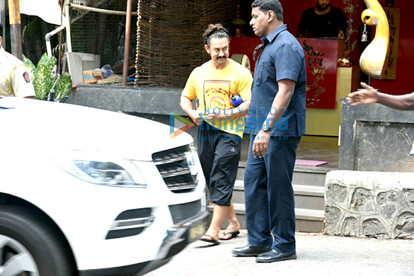 aamir khan snapped post spa session 5