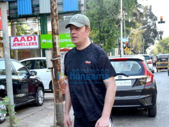 Aditya Pancholi snapped in Bandra