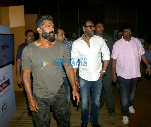 ajay devgn and suniel shetty launch tata sky acting adda 7