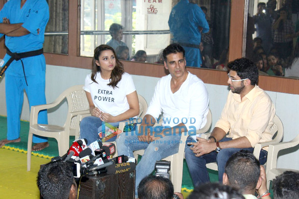 Akshay Kumar and Parineeti Chopra grace the Self Defence Academy Annual Day Akshay Kumar and Parineeti Chopra grace the Self Defence Academy Annual Day