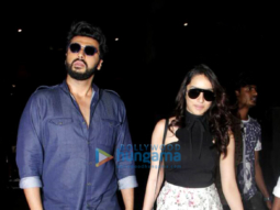 Arjun Kapoor and Shraddha Kapoor arrive from Kolkata