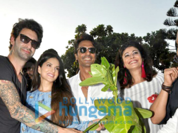 Arjun Rampal, Sunny Leone and others grace the sapling plantation drive