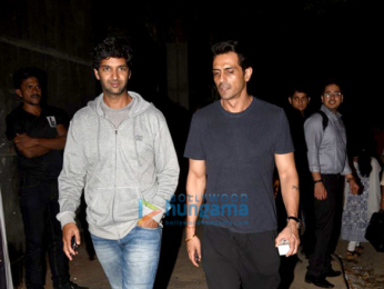 Arjun Rampal and Purab Kohli snapped post 'Baahubali 2 – The Conclusion' screening