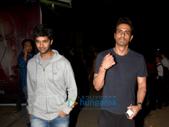 Arjun Rampal and Purab Kohli snapped post 'Baahubali 2 – The Conclusion' screening