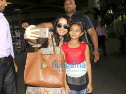 Arjun Kapoor and Shraddha Kapoor snapped returning from Ahmedabad post Half Girlfriend promotions